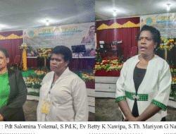 Retreat Mini Biro Pelayanan Perempuan Gereja KINGMI Kelasis Mimika